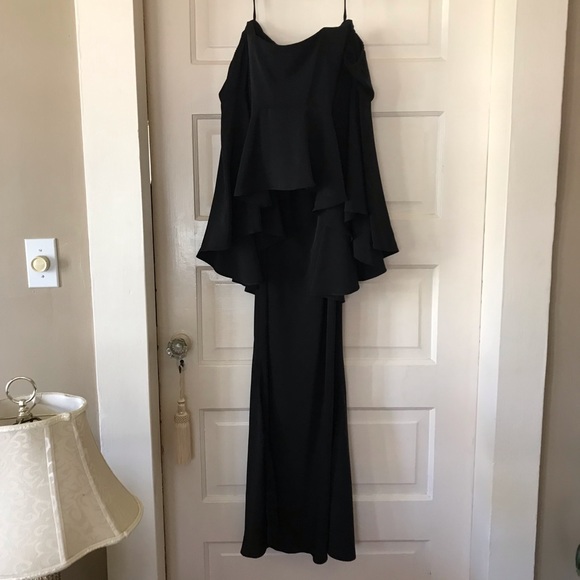 Shona Joy Cassiopea Layered Frill Maxi Dress Size 4. - Picture 3 of 9